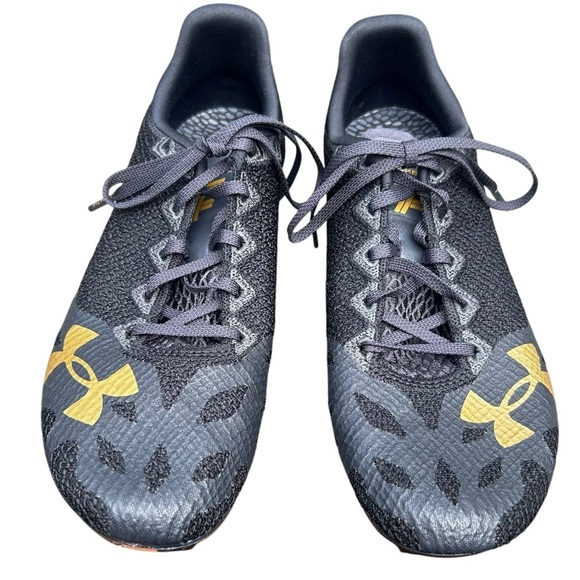 Under Amour HOVR Smokeride Track Spikes 8 Black Lightweight - Picture 2 of 14